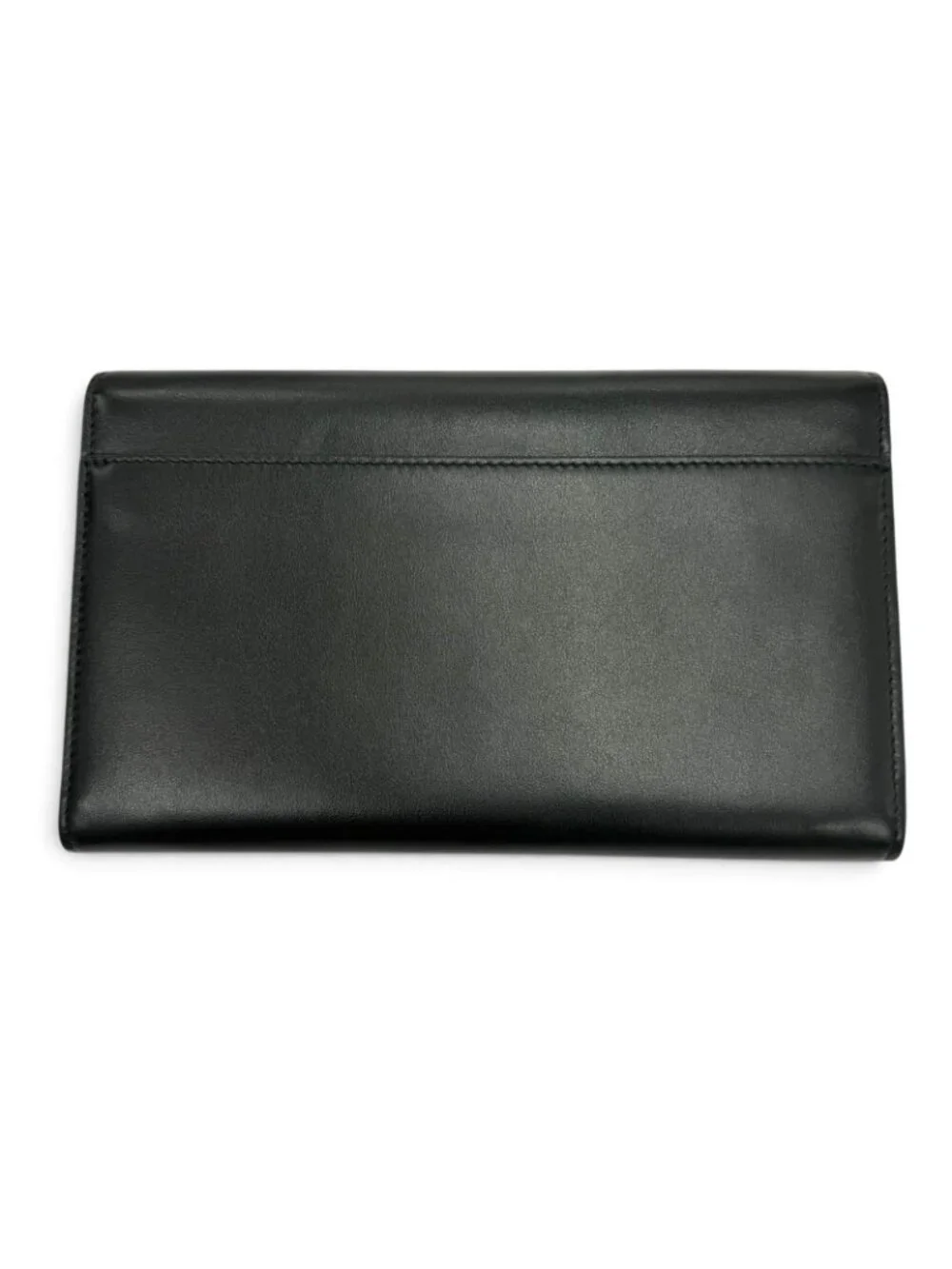 Balenciaga Envelope Leather Wallet Black Gold